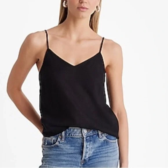 NWT! EXPRESS Satin V-Neck Downtown Cami - Picture 4 of 8